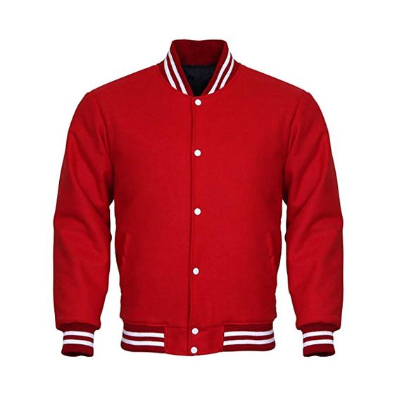 Letterman-Varsity-Jacket-Full-Wool-Red-White.jpg Varsity Jacket - Image 1